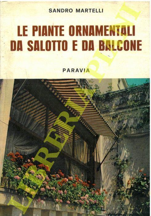 Le piante ornamentali da salotto e da balcone - Sandro Martelli - copertina