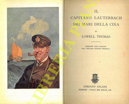 Il capitano Lauterbach dei mari della Cina - Thomas Lowell - copertina