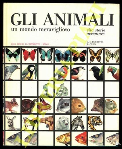 Gli animali un mondo meraviglioso - Dino S. Berretta - copertina