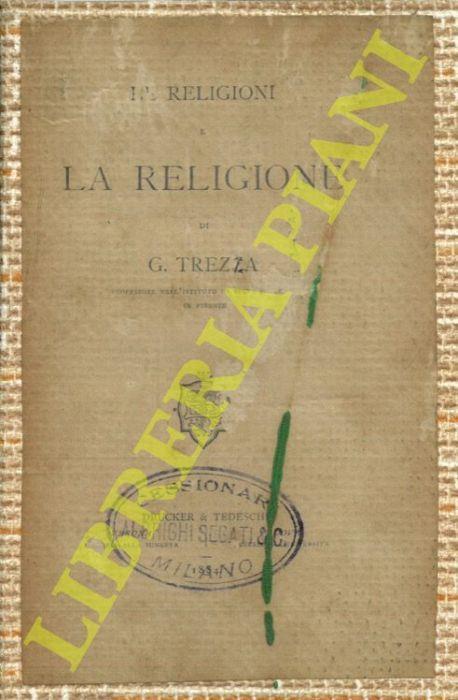 Le religioni e la religione - G. Trezza - copertina