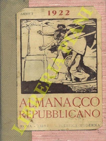 Almanacco repubblicano 1922 - copertina