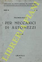 Tecnologia per meccanici di automezzi. Serie III N° 14