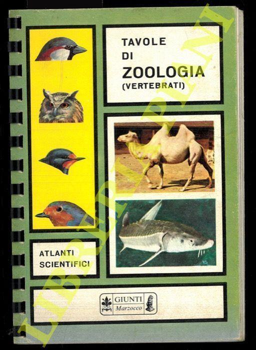 Tavole di zoologia (Vertebrati) - copertina