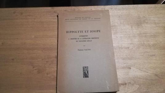 Hippolyte et Josipe - Pierre Naudin - copertina