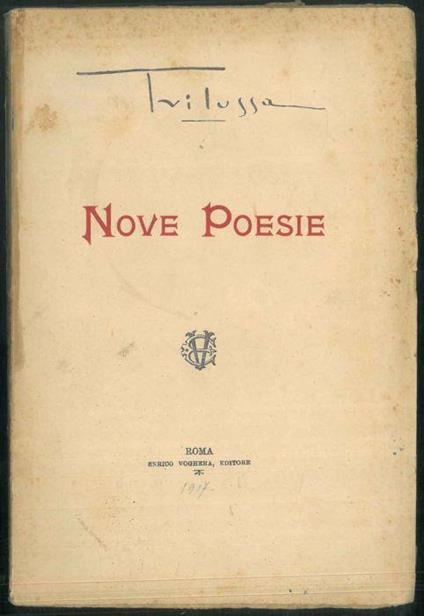 Nove poesie - Trilussa - copertina