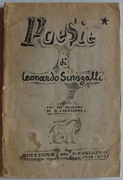 Poesie. Con sei disegni di D. Cantatore - Leonardo Sinisgalli - copertina