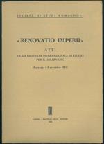 Renovatio Imperii. Atti della giornata internazionale di studioper il millenario. Ravenna, 4-5 novembre 1961