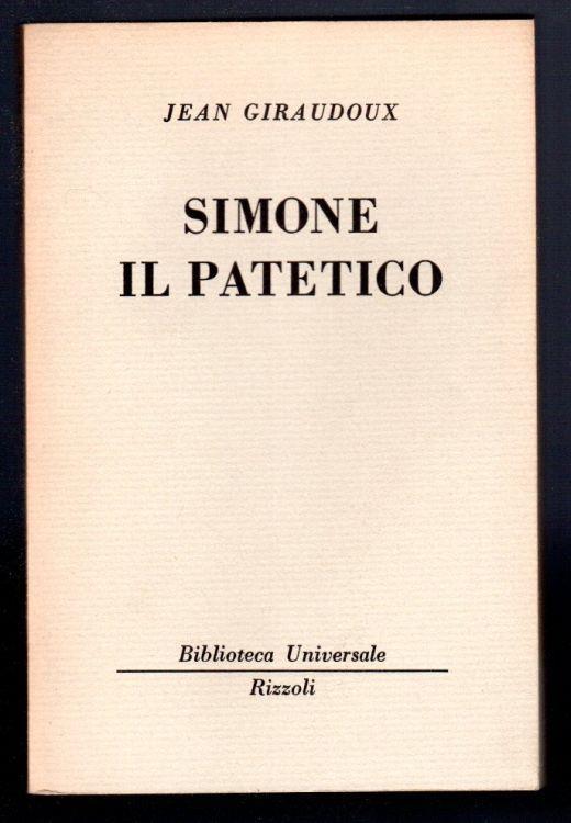 Simone il patetico - Jean Giraudoux - copertina