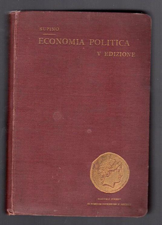 Principi di Economia Politica - Camillo Supino - copertina