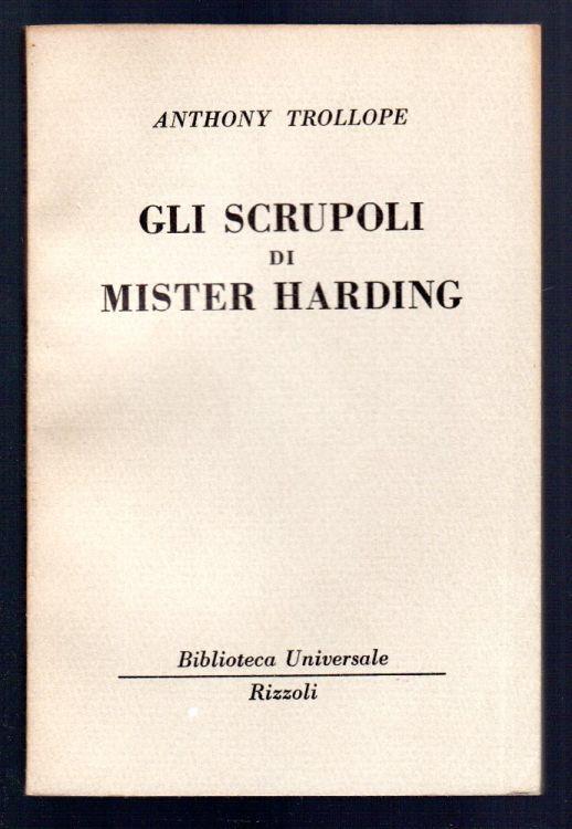 Gli scrupoli di Mister Harding - Anthony Trollope - copertina