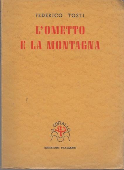 L'ometto e la montagna - Federico Tosi - copertina