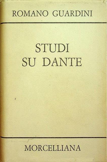 Studi su Dante - Romano Guardini - copertina
