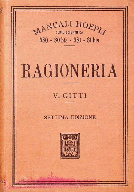 Ragioneria - Vincenzo Bitti - copertina