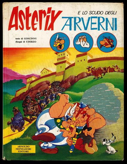 Asterix e lo scudo degli Arverni - Albert Uderzo - copertina