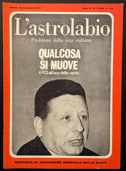 L' astrolabio 11 - copertina