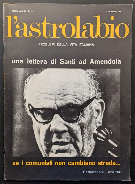 L' astrolabio 20 - copertina