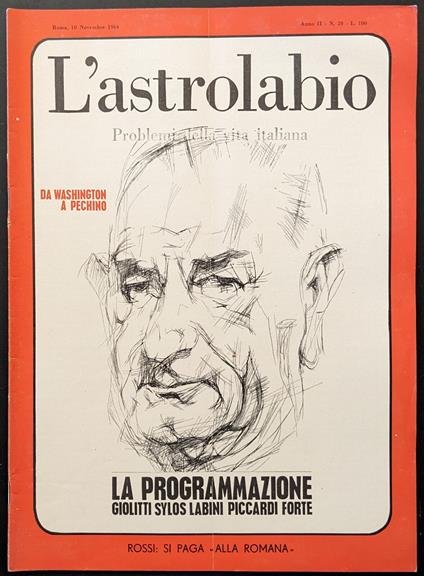 L' astrolabio 20 - copertina