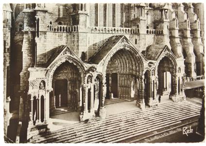 Chartres - La Cathedrale, Portail Nord (Cartolina) - Senza Data - 1959 - copertina