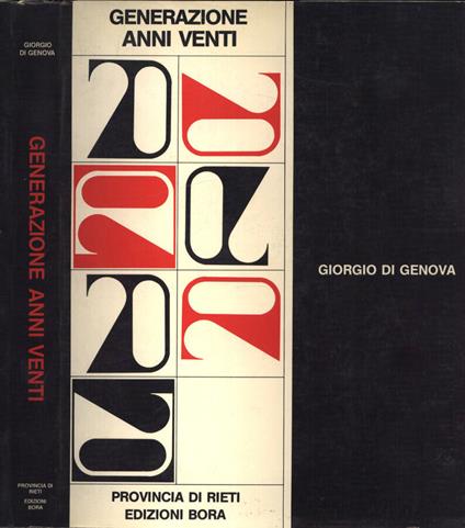 Generazione anni Venti - Giorgio Di Genova - copertina