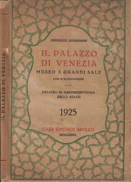 Il Palazzo di Venezia - Federico Hermann - copertina