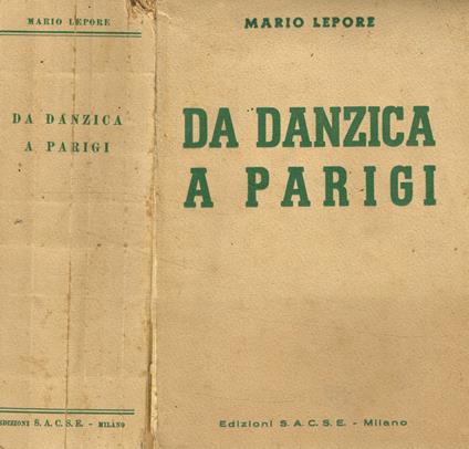 Da Danzica a Parigi - Mario Lepore - copertina