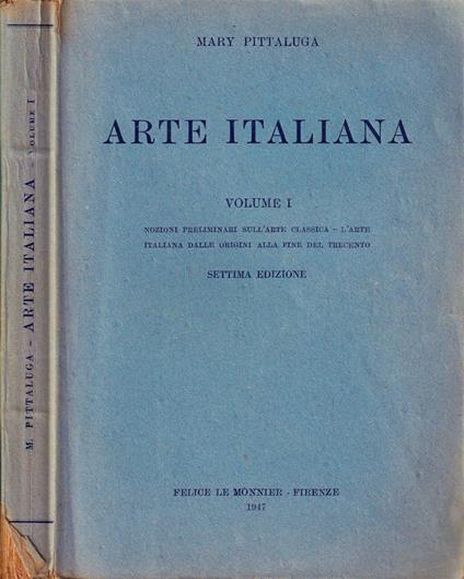 Arte italiana - Pittaluga Mary - copertina