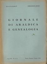 Giornale di Araldica e Genealogia. Anno III, N. 1-6