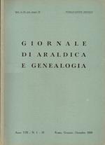 Giornale di Araldica e Genealogia. Anno VIII, N. 1-12