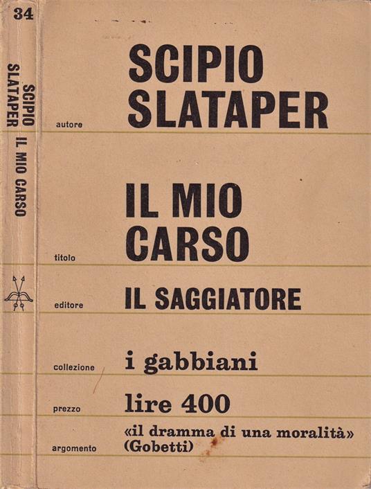 Il mio carso - Scipio Slataper - copertina