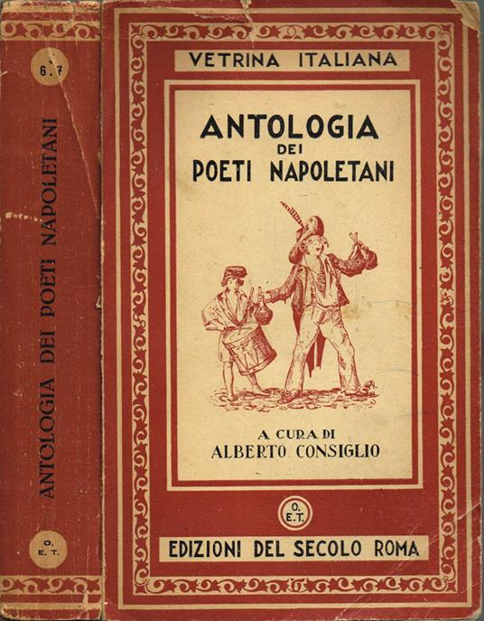 Antologia dei poeti napoletani - Alberto Consiglio - copertina