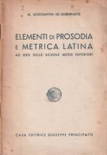 Elementi di prosodia e metrica latina