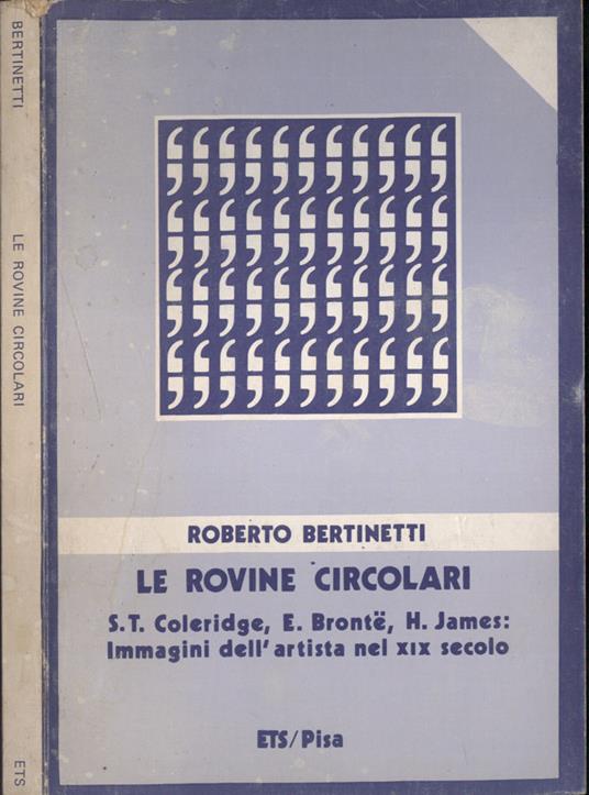 Le rovine circolari - Roberto Bertinetti - copertina