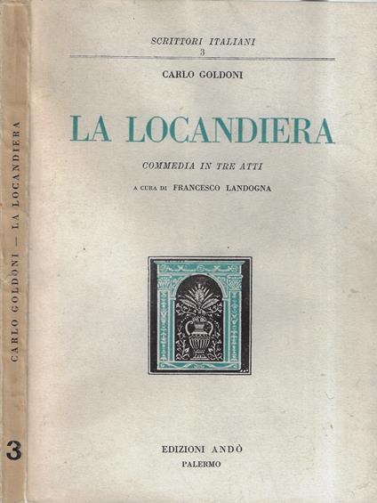 La locandiera - Carlo Goldoni - copertina