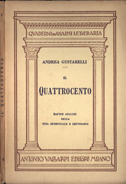 Il Quattrocento - Andrea Gustarelli - copertina