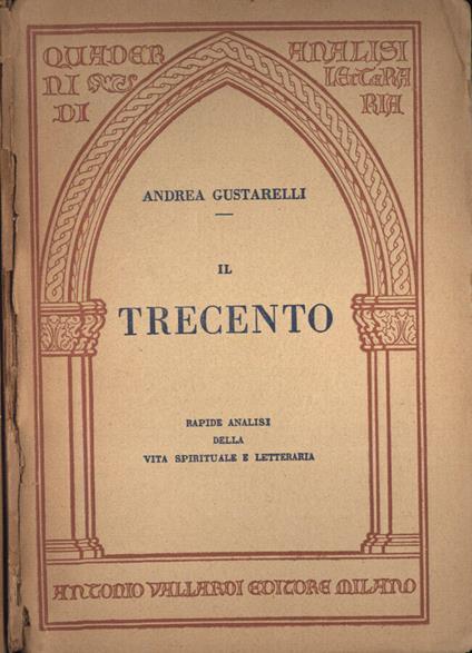 Il Trecento - Andrea Gustarelli - copertina