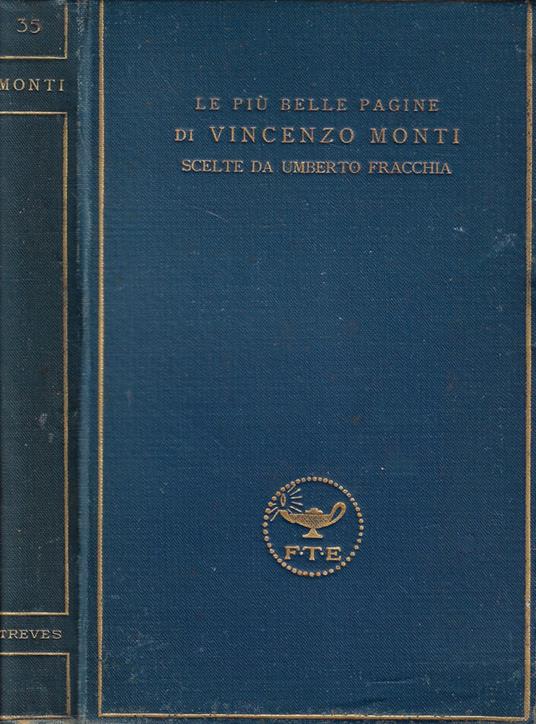 Le più belle pagine di Vincenzo Monti - Vincenzo Monti - copertina