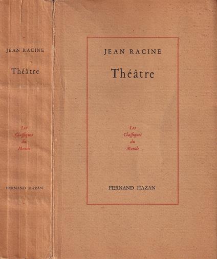 Théatre - Jean Racine - copertina