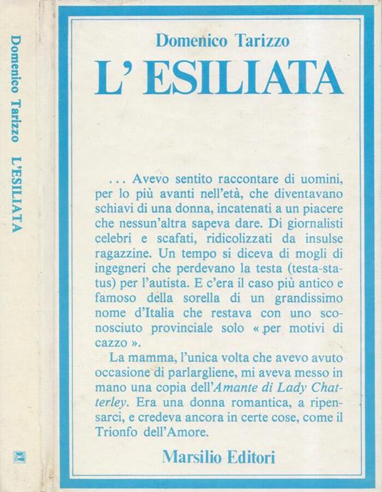 L' esiliata - Domenico Tarizzo - copertina