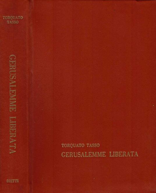 Gerusalemme liberata - Torquato Tasso - copertina