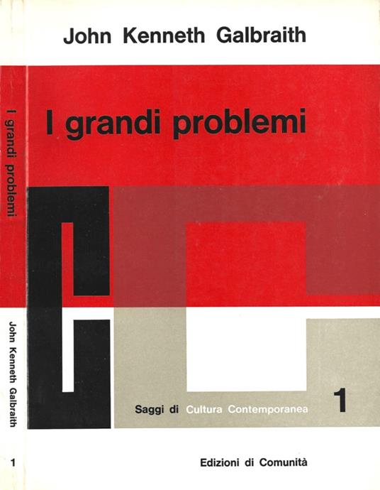 I grandi problemi - John K. Galbraith - copertina