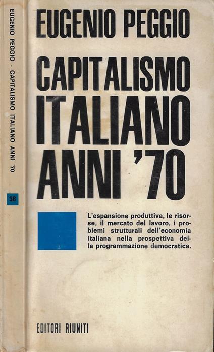 Capitalismo italiano anni '70 - Eugenio Peggio - copertina