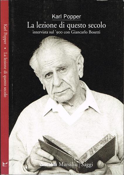 La lezione di questo secolo - Karl R. Popper - copertina