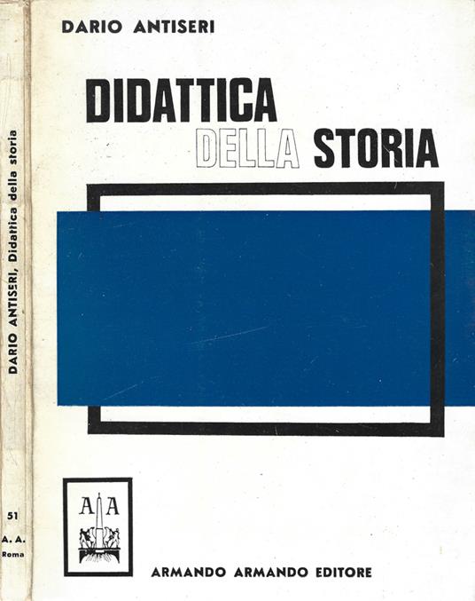 Didattica della storia - Dario Antiseri - copertina