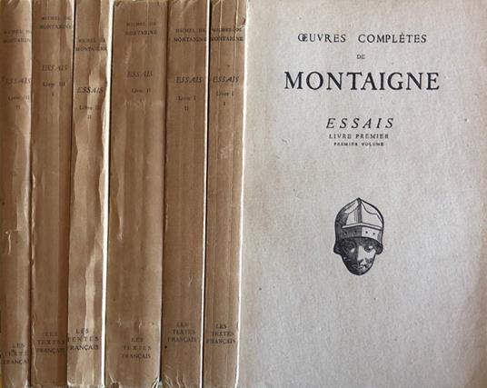 Essais - Michel de Montaigne - copertina