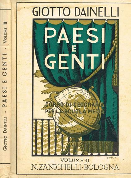 Paesi e genti. Corso di geografia per la scuola media vol.II - Giotto Dainelli - copertina