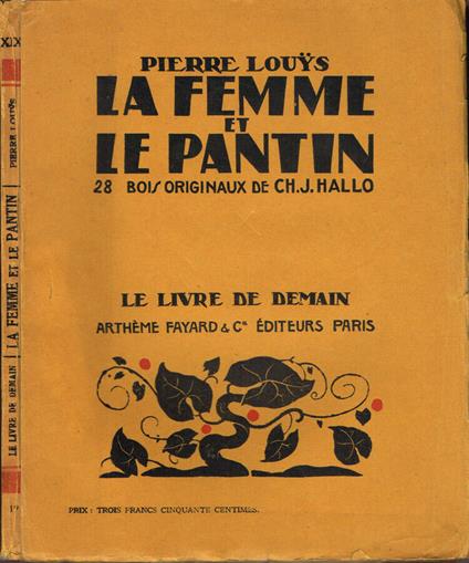 La femme et le pantin - Pierre Louÿs - copertina