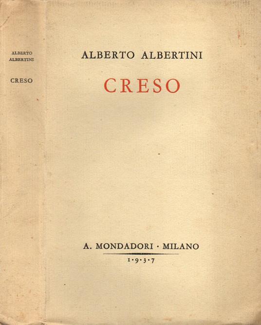 Creso - Alberto Albertini - copertina