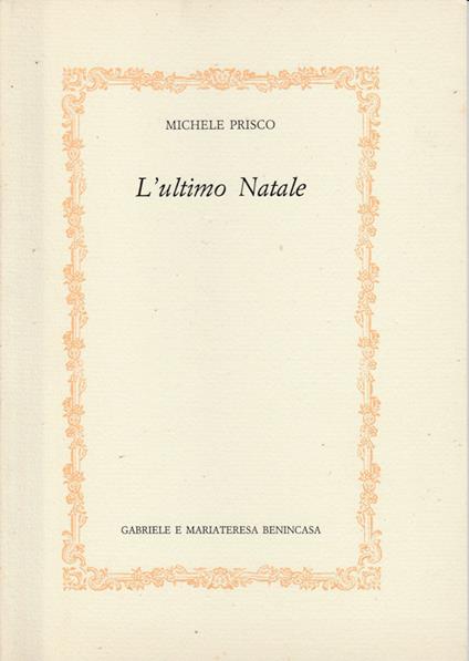 L' ultimo Natale - Michele Prisco - copertina