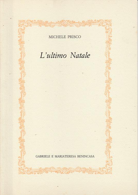 L' ultimo Natale - Michele Prisco - copertina