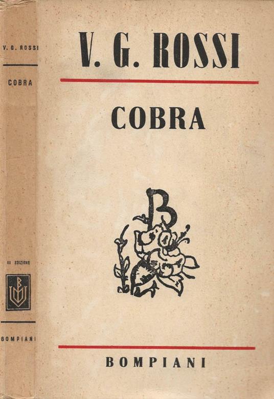 Cobra - Vittorio G. Rossi - copertina